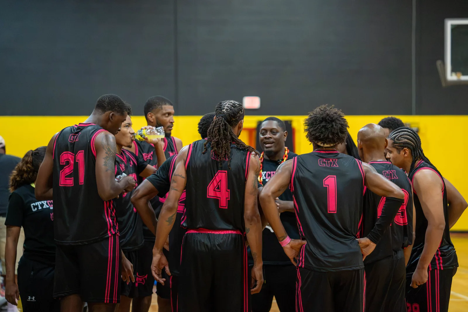 CTX Chaos team huddle
